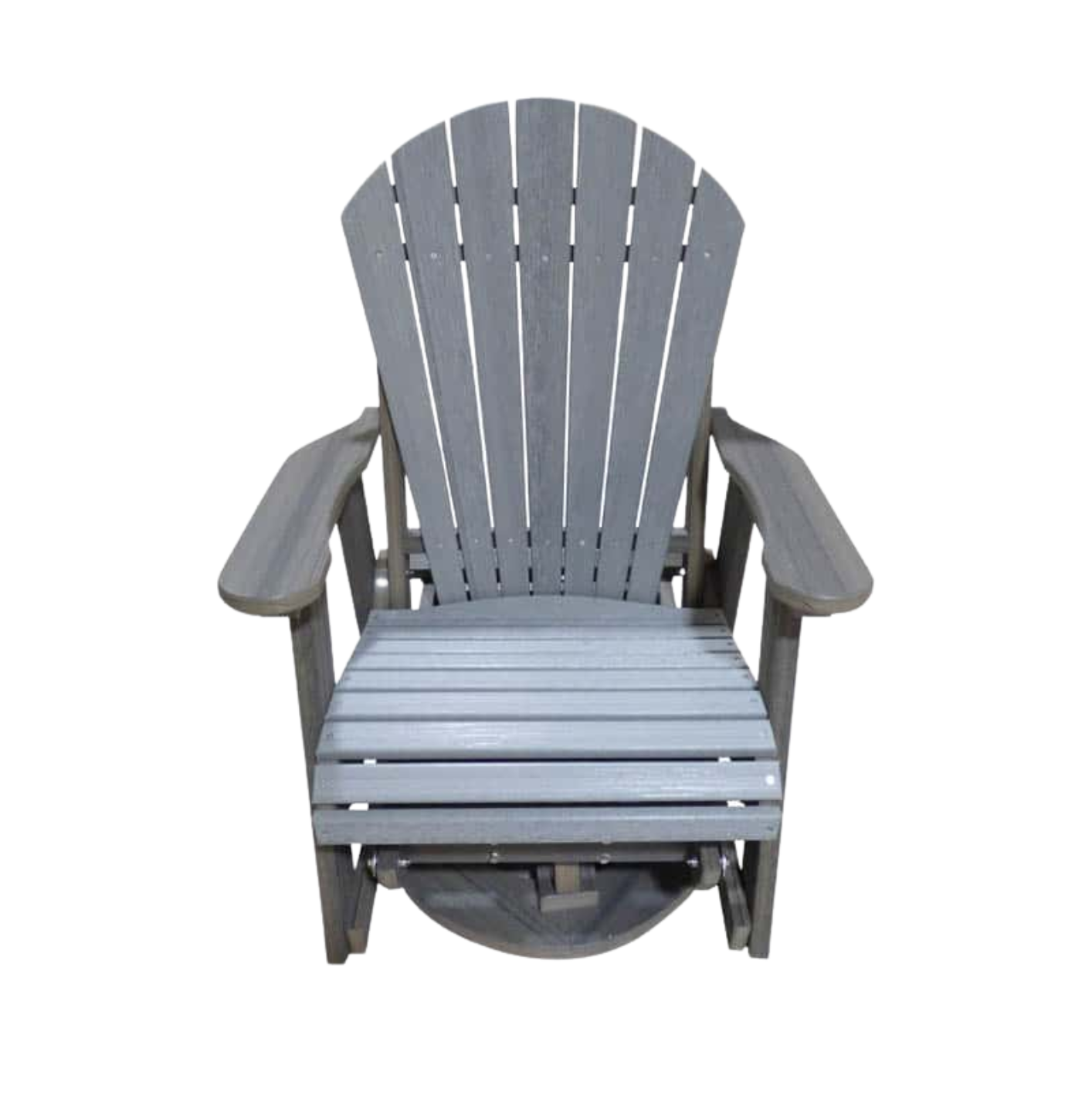 Poly Swivel Glider Fan Back