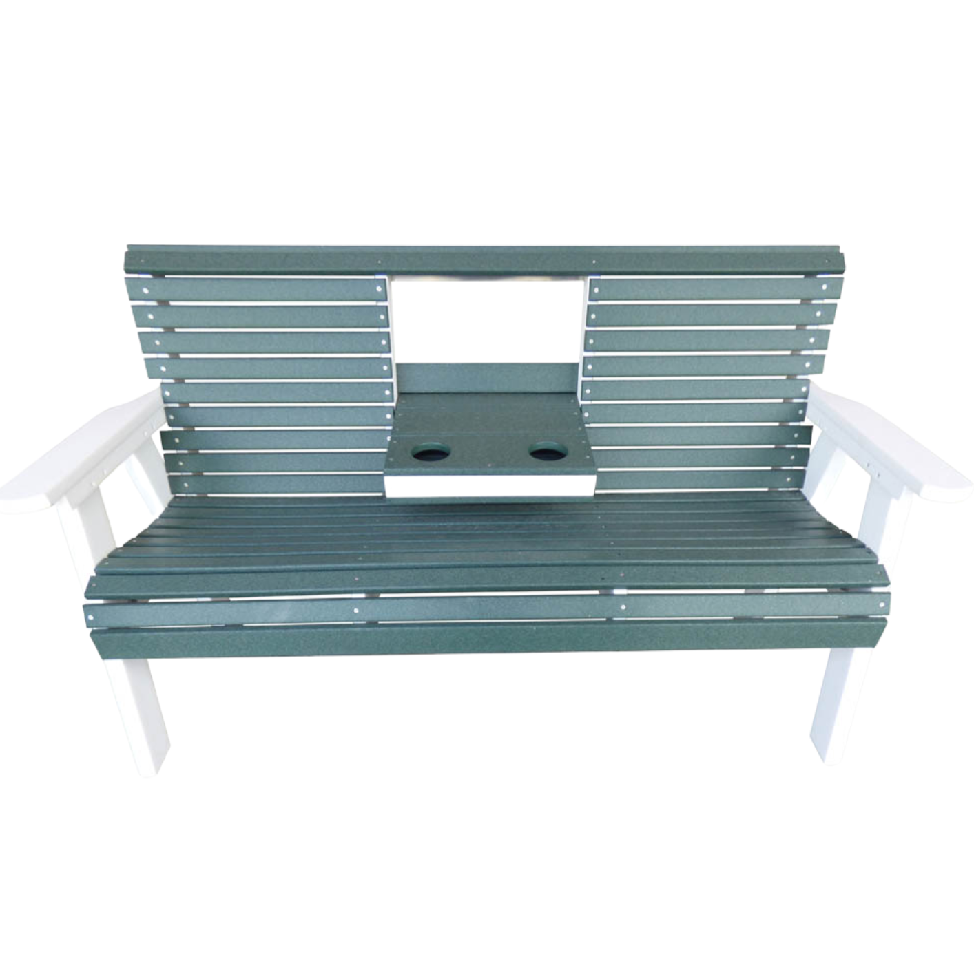 Poly Bench w/Center Table 5ft