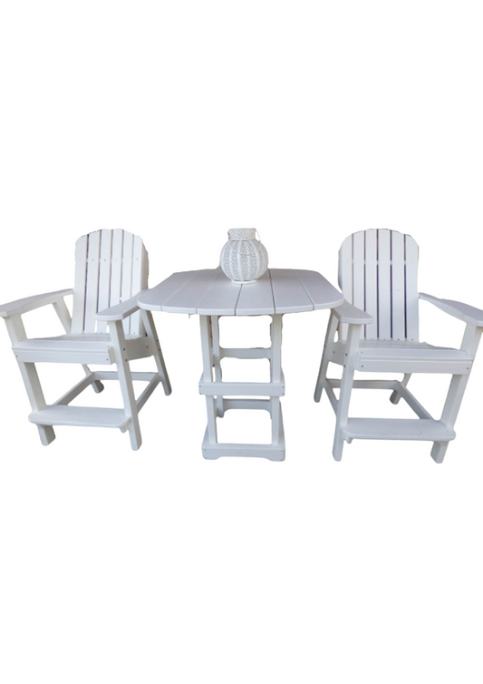 Poly Bistro Table w/2 Chairs