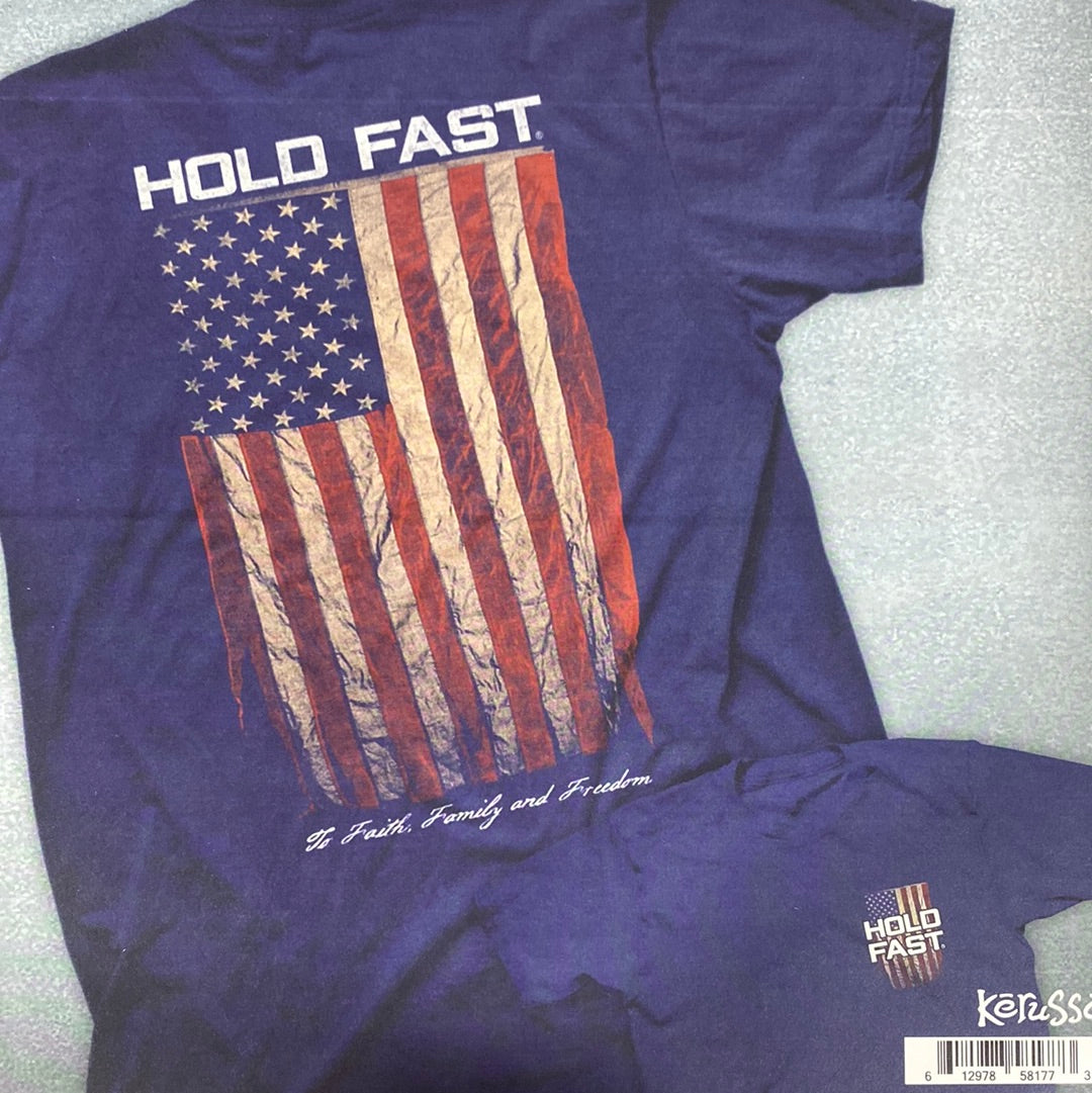 Hold Fast Antique Flag- T-shirt